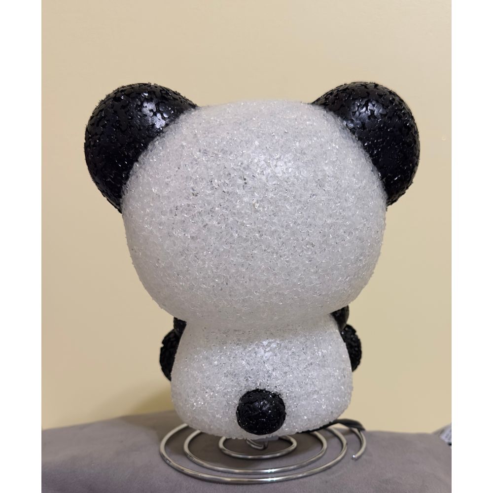 Sparkle panda lamp on spring 7.5" - Picture 3 of 9